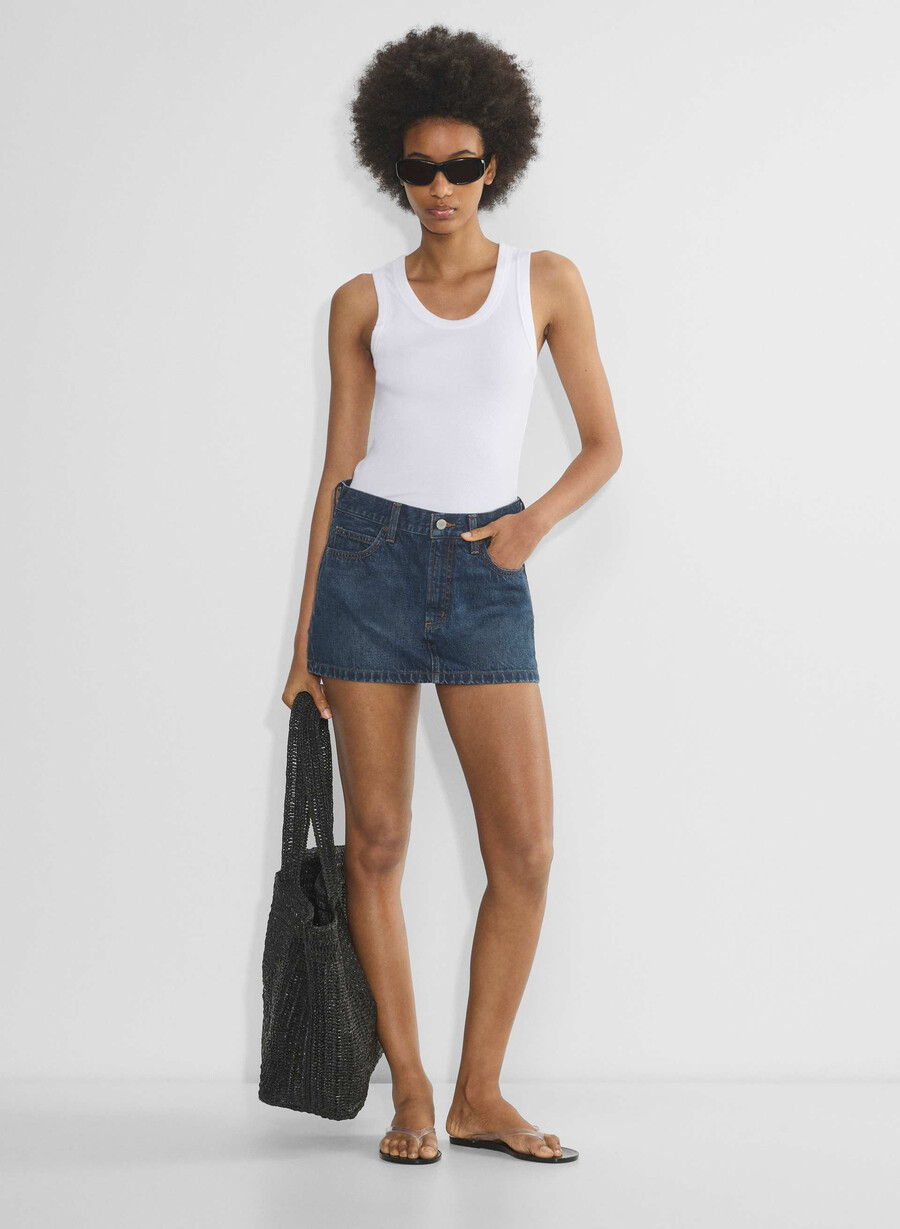 denim forum der vintage-mikro-jeansrock aus den 90ern be about dark bleu
