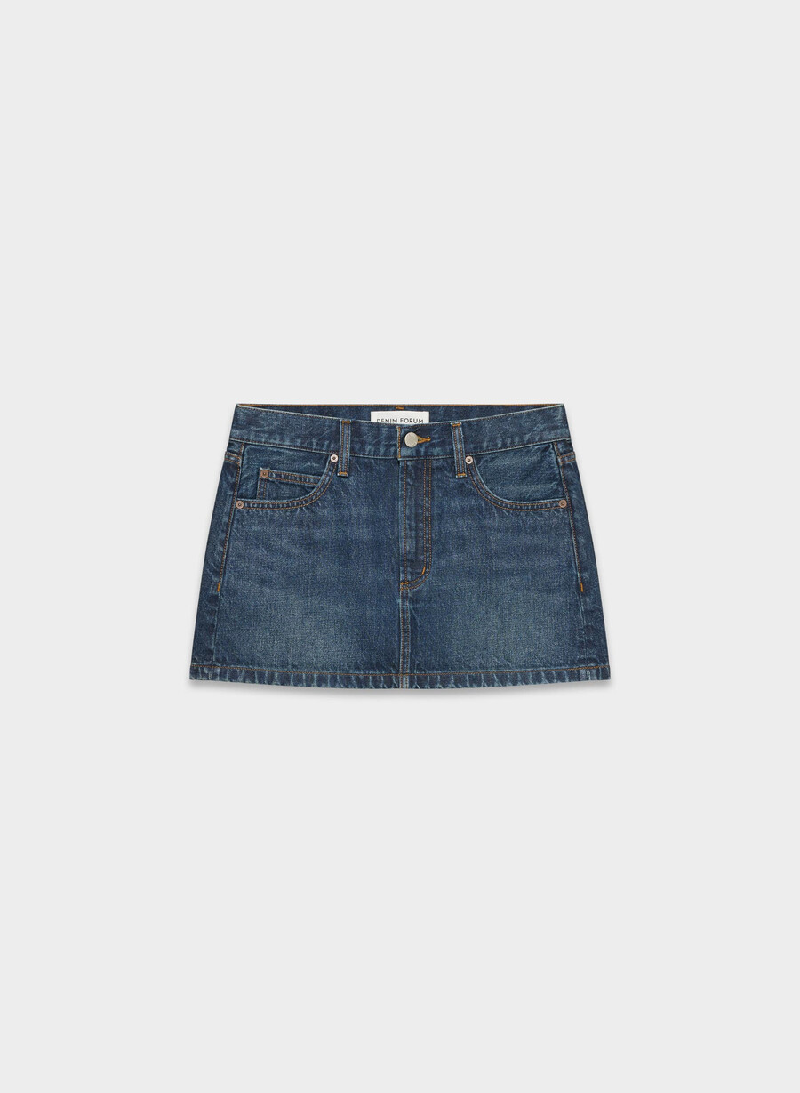 denim forum der vintage-mikro-jeansrock aus den 90ern be about dark bleu