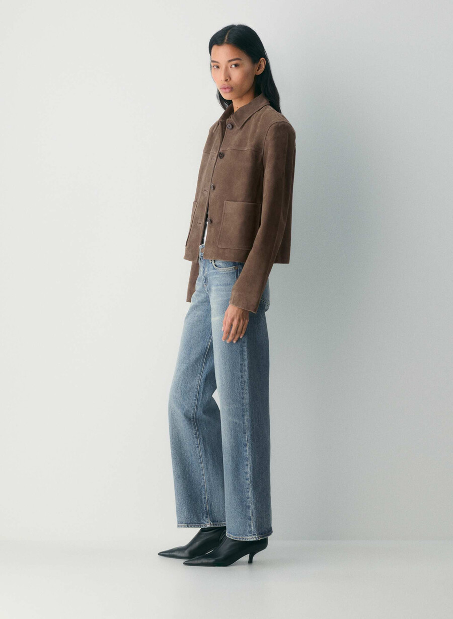 denim forum pam super lo-rise wide jeans vintage mittelblau