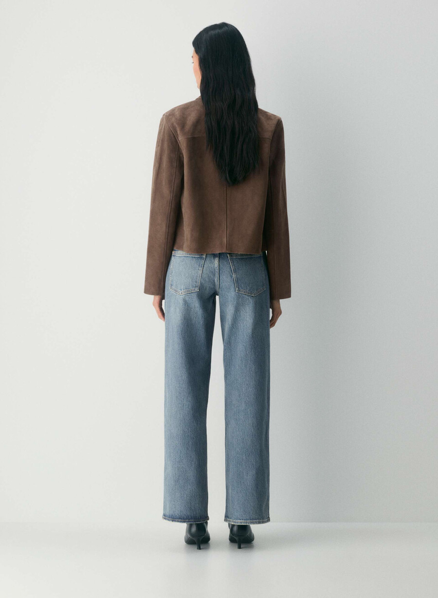 denim forum pam super lo-rise wide jeans vintage mittelblau