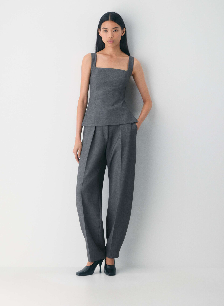 kolumnist top heather charcoal