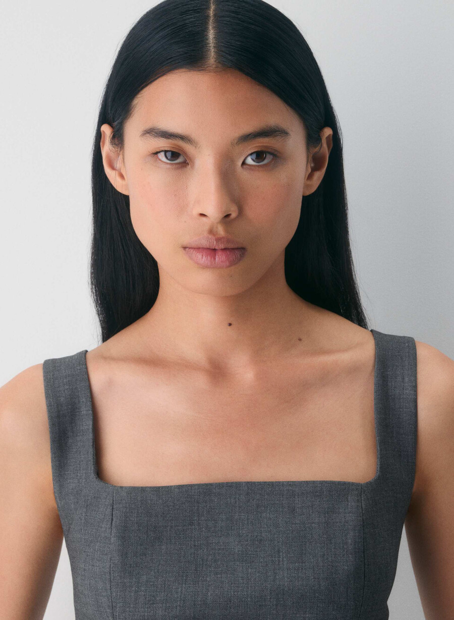 kolumnist top heather charcoal
