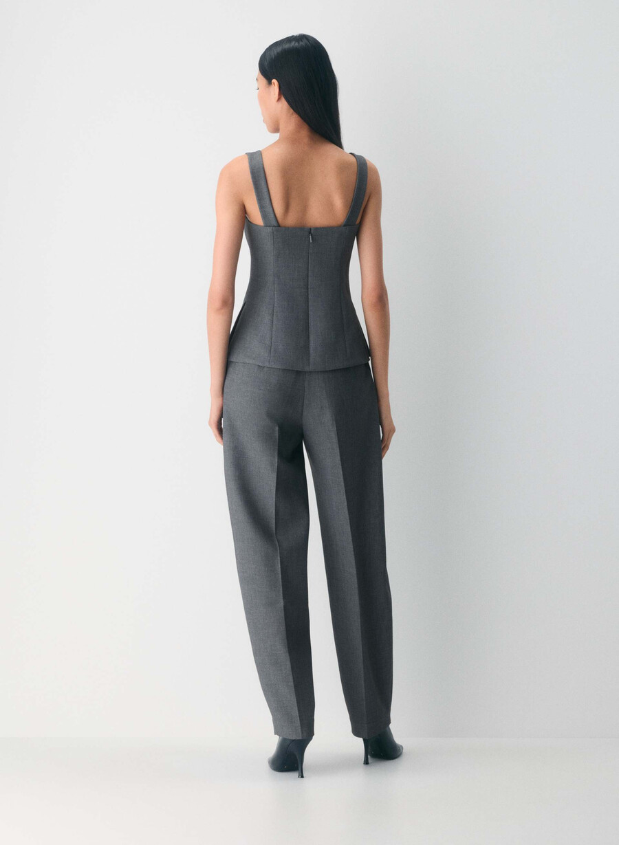 kolumnist top heather charcoal