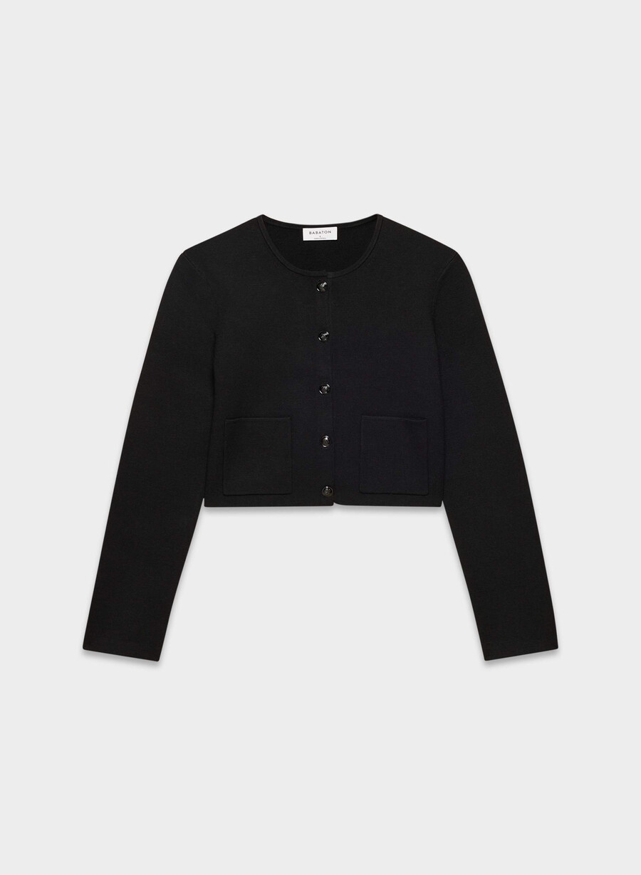 notable cardigan - wonder yarn schwarz