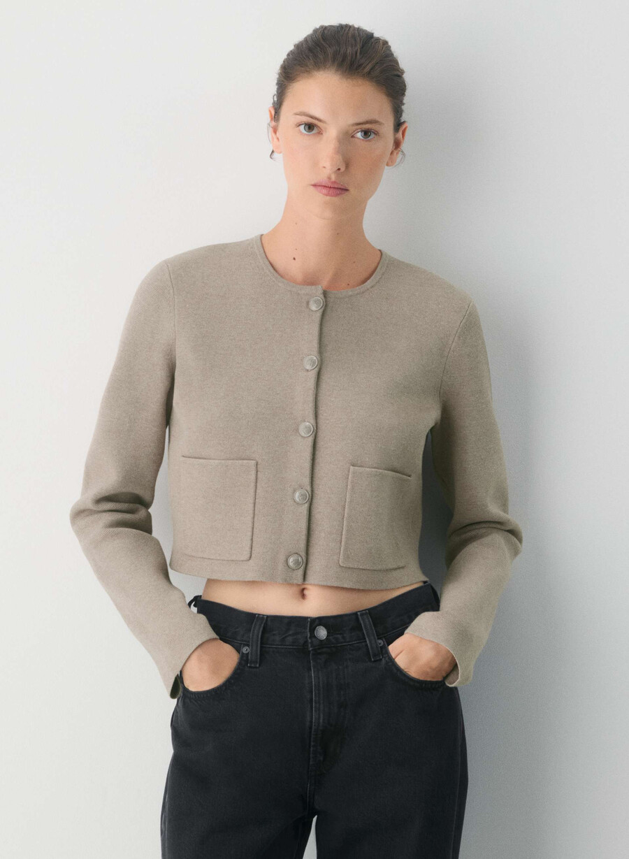 notable cardigan - wonder yarn schwarz