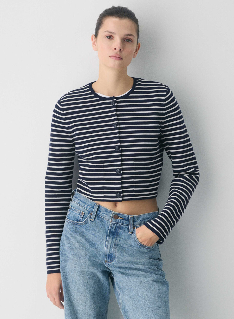 bemerkenswerte strickjacke – wonder yarn admiral light birch