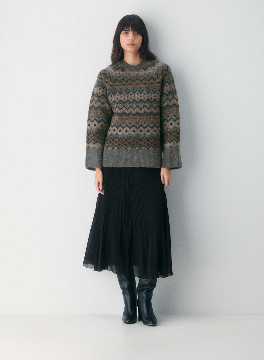 harlow pullover dunkelgraumehrfarbig