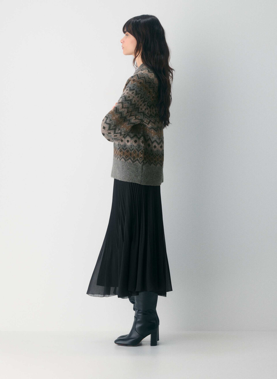 harlow pullover dunkelgraumehrfarbig