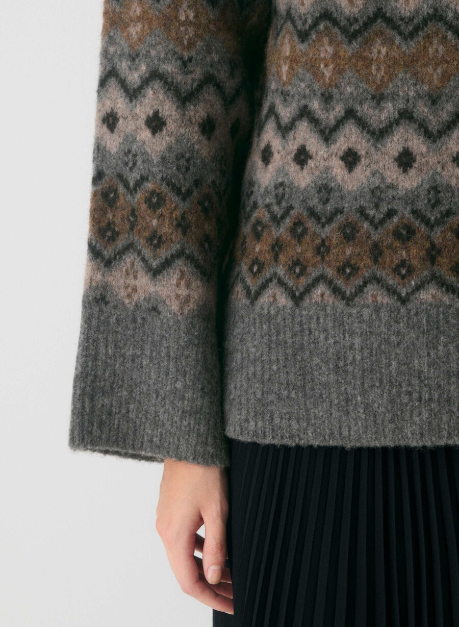 harlow pullover dunkelgraumehrfarbig