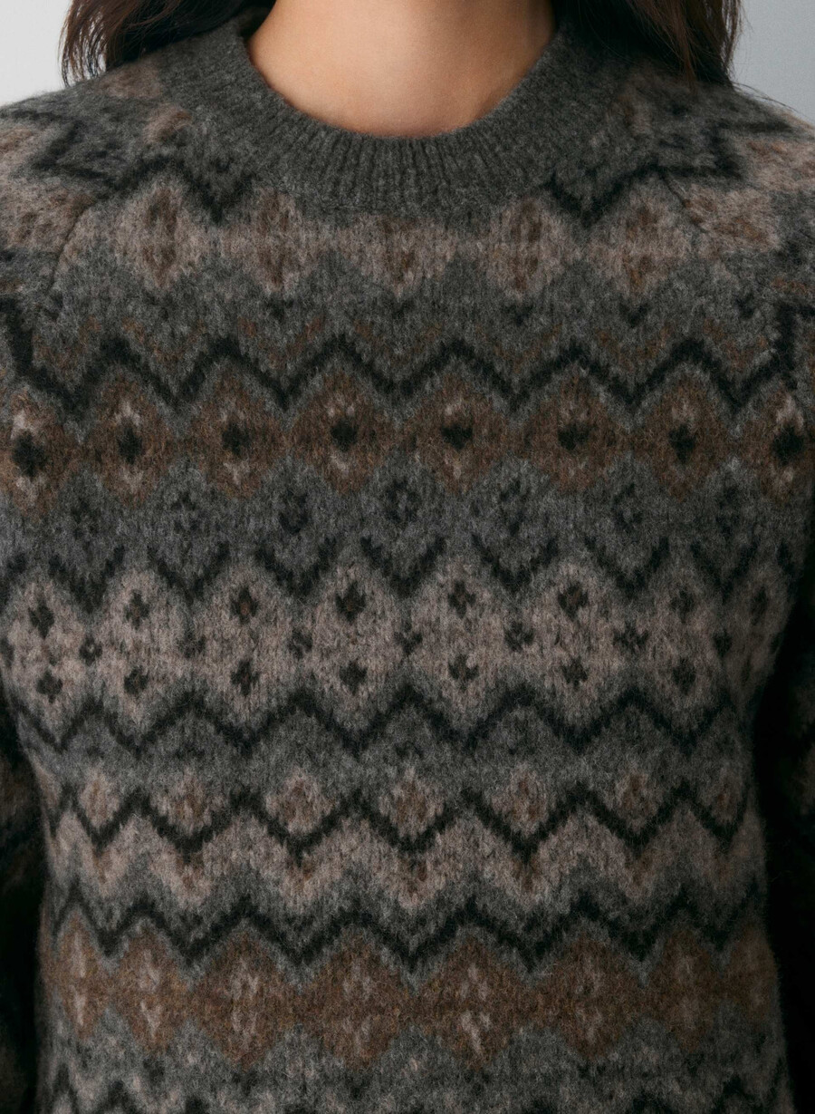 harlow pullover dunkelgraumehrfarbig