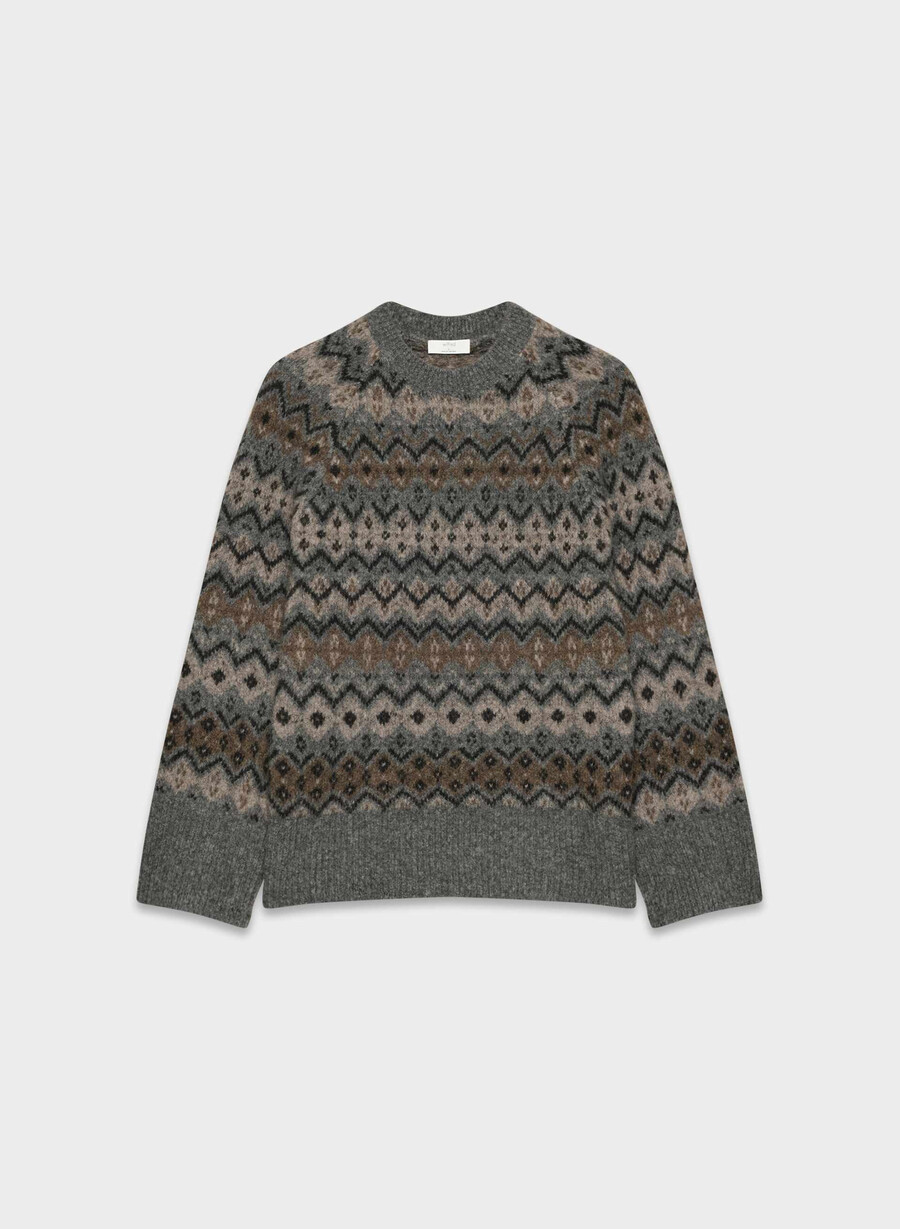 harlow pullover dunkelgraumehrfarbig