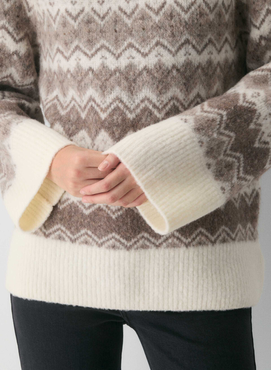 harlow pullover vintage gewichthöhe steingrau