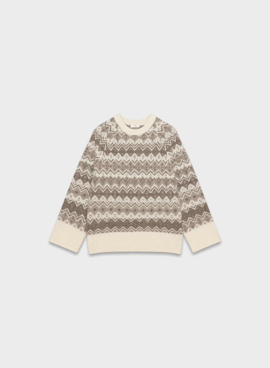 harlow pullover vintage gewichthöhe steingrau