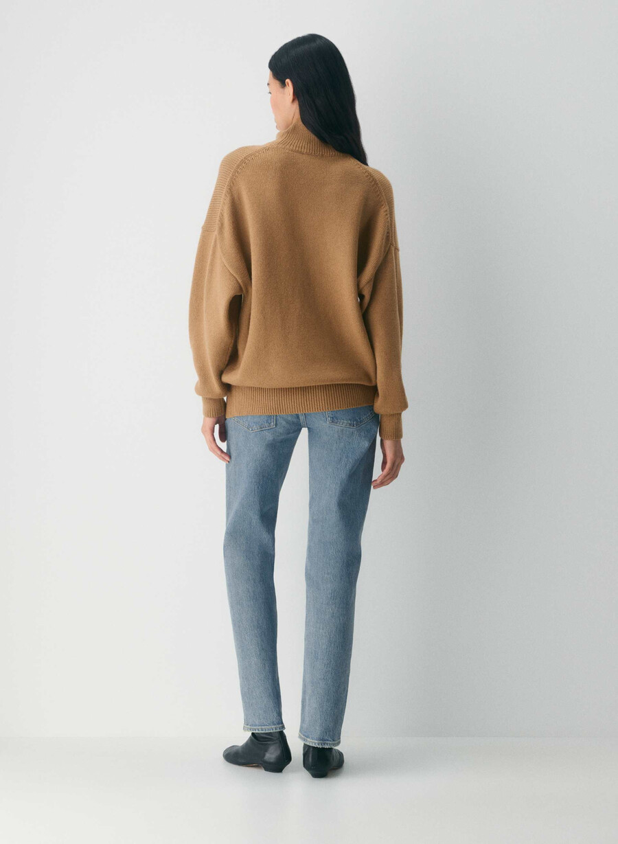 grober rollkragenpullover aus merinowolle saville