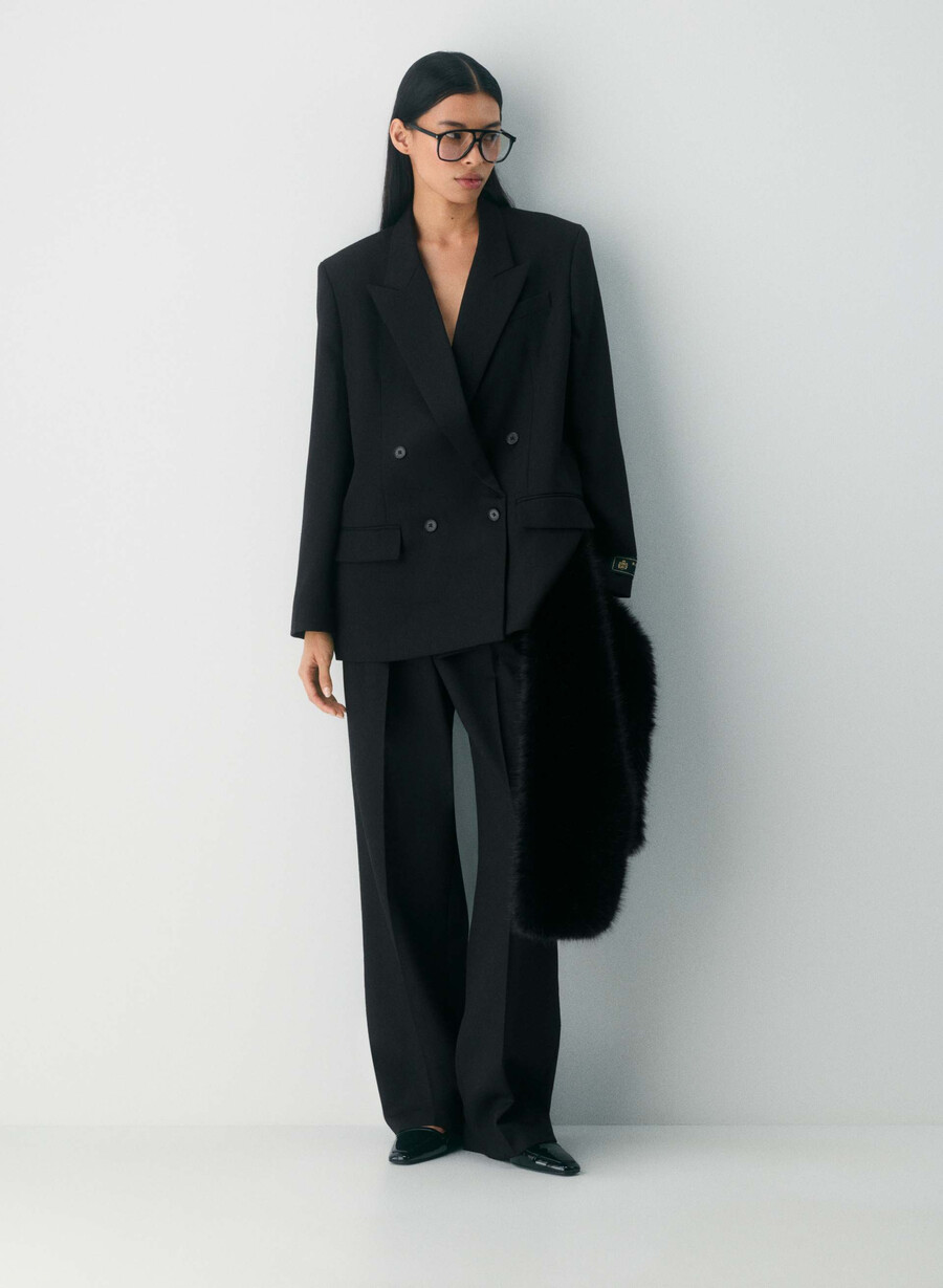 fulton wollblazer schwarz