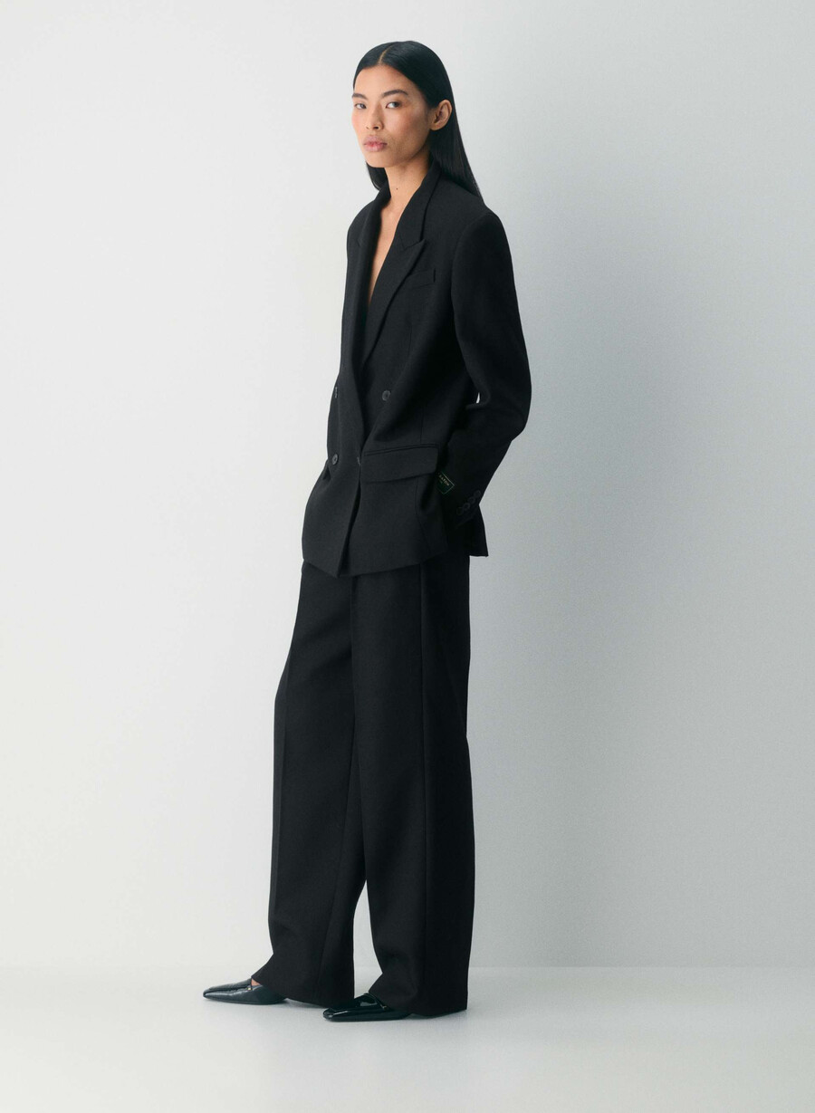 fulton wollblazer schwarz