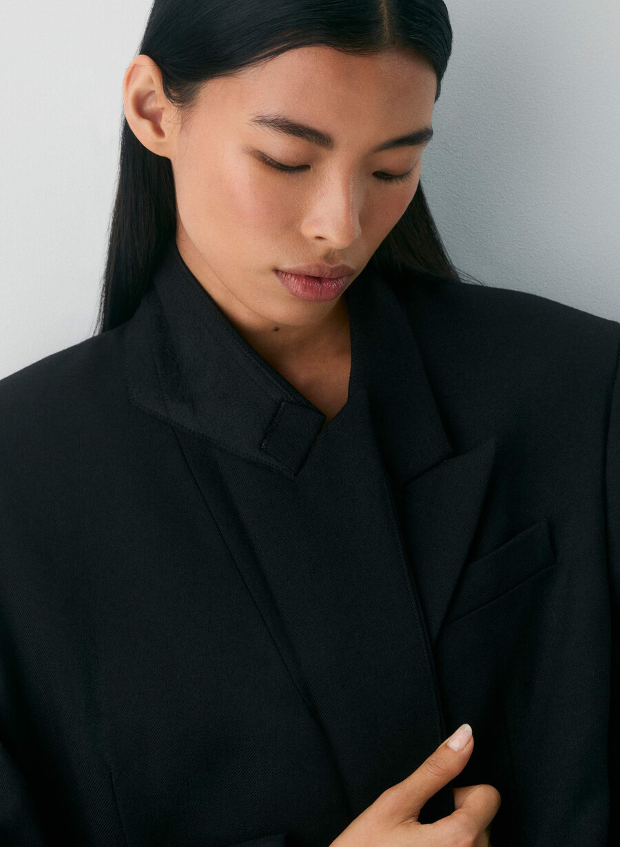 fulton wollblazer schwarz