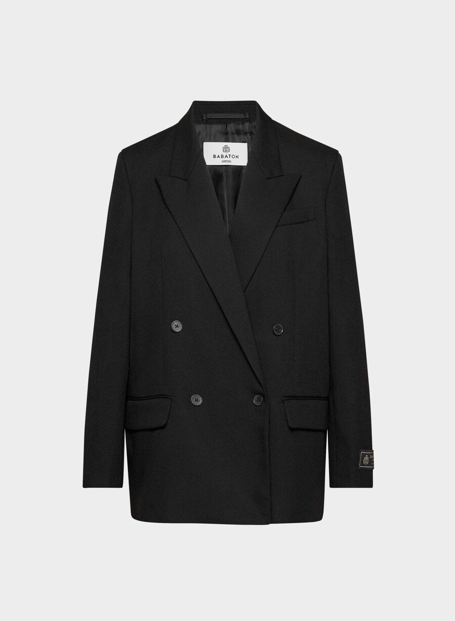 fulton wollblazer schwarz