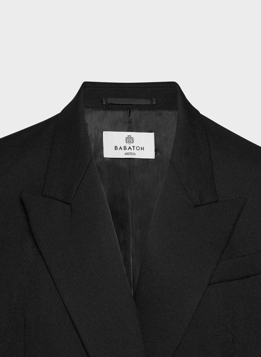 fulton wollblazer schwarz