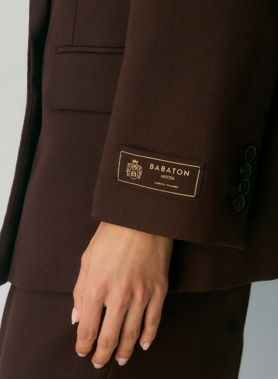 fulton wollblazer burlwood brown