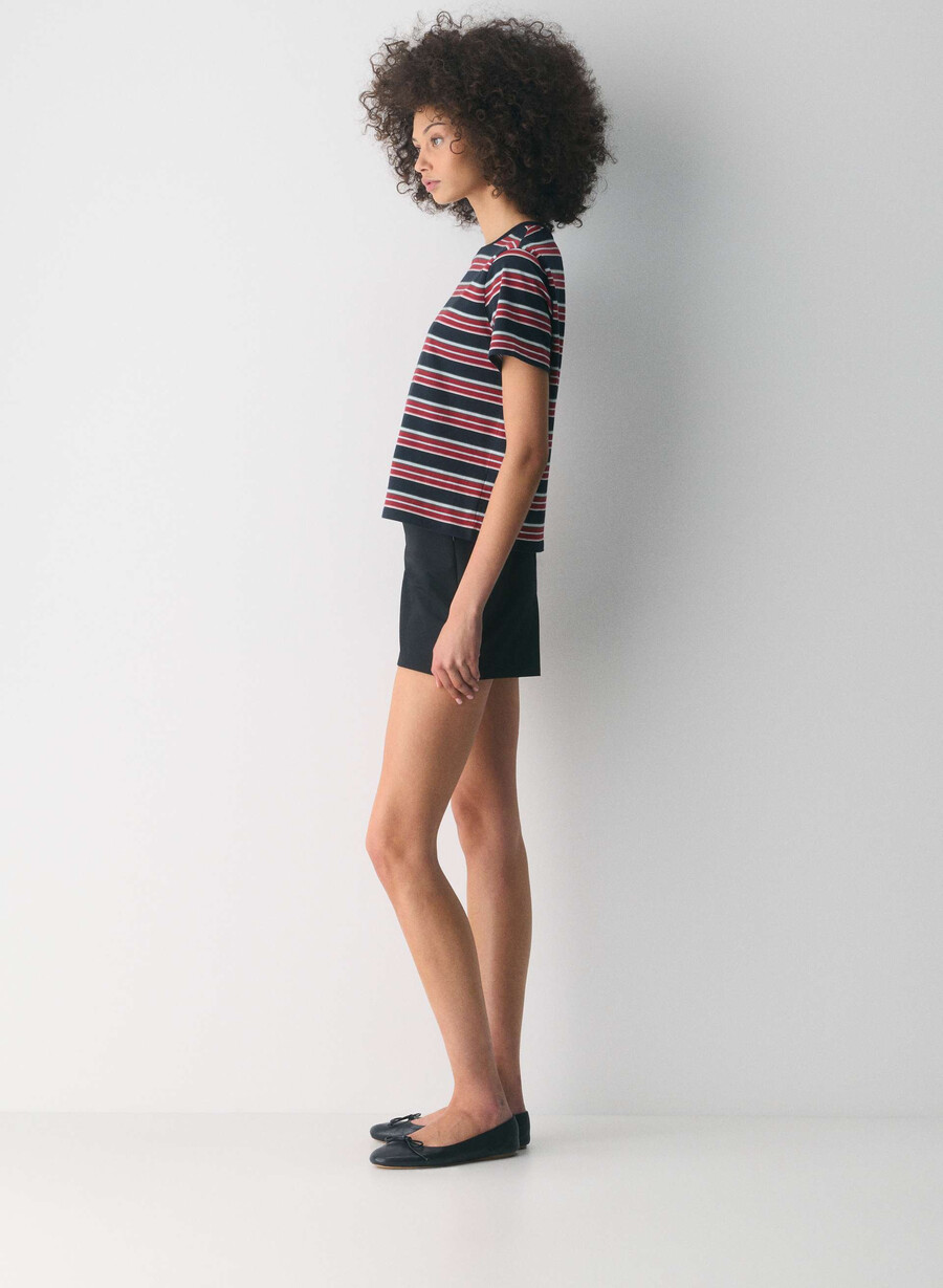 cottonwhisk emma t-shirt admiral cordovan