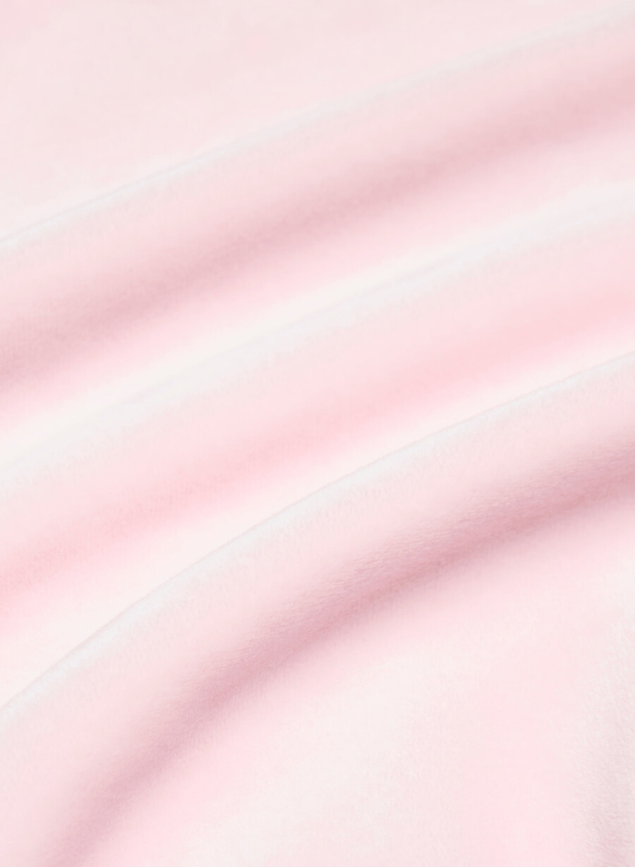 nicole velours-kapuzenpullover mit reißverschluss farbe villa pink