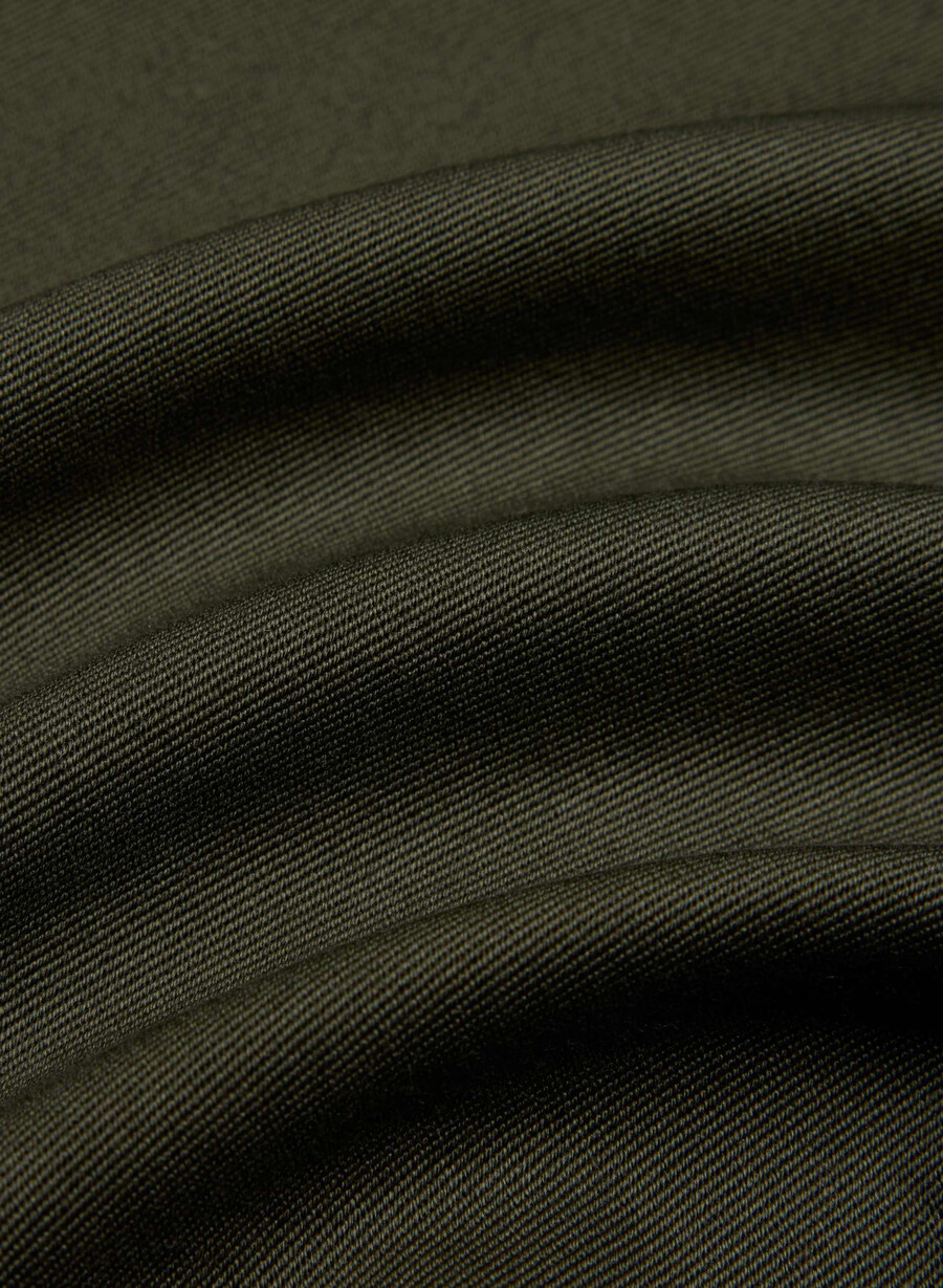 regent kurzer trenchcoat – rich twill dunkeloliv