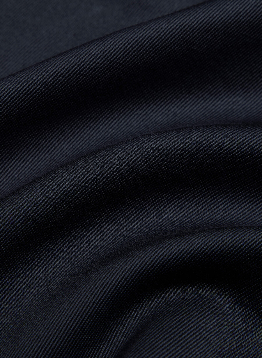 regent kurzer trenchcoat – rich twill dunkelblau