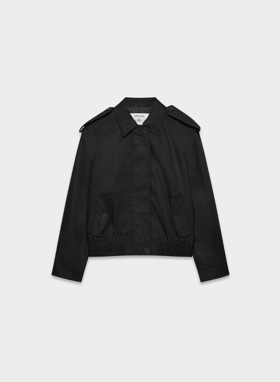 die arno jacke - city twill schwarz