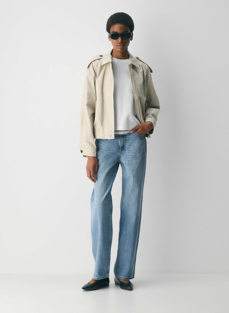 die arno jacke - city twill oyster