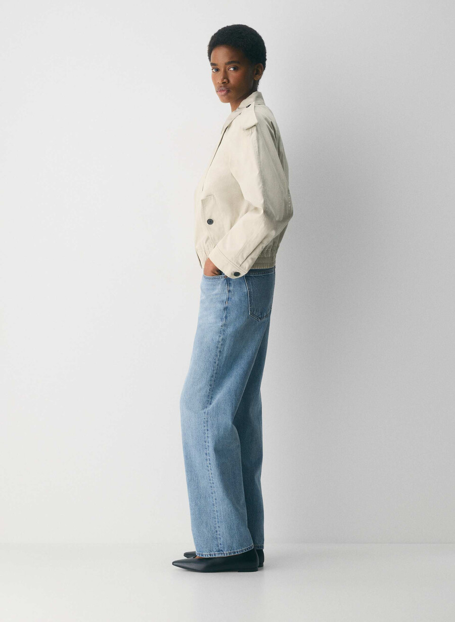 die arno jacke - city twill oyster
