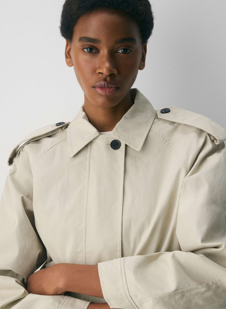 die arno jacke - city twill oyster