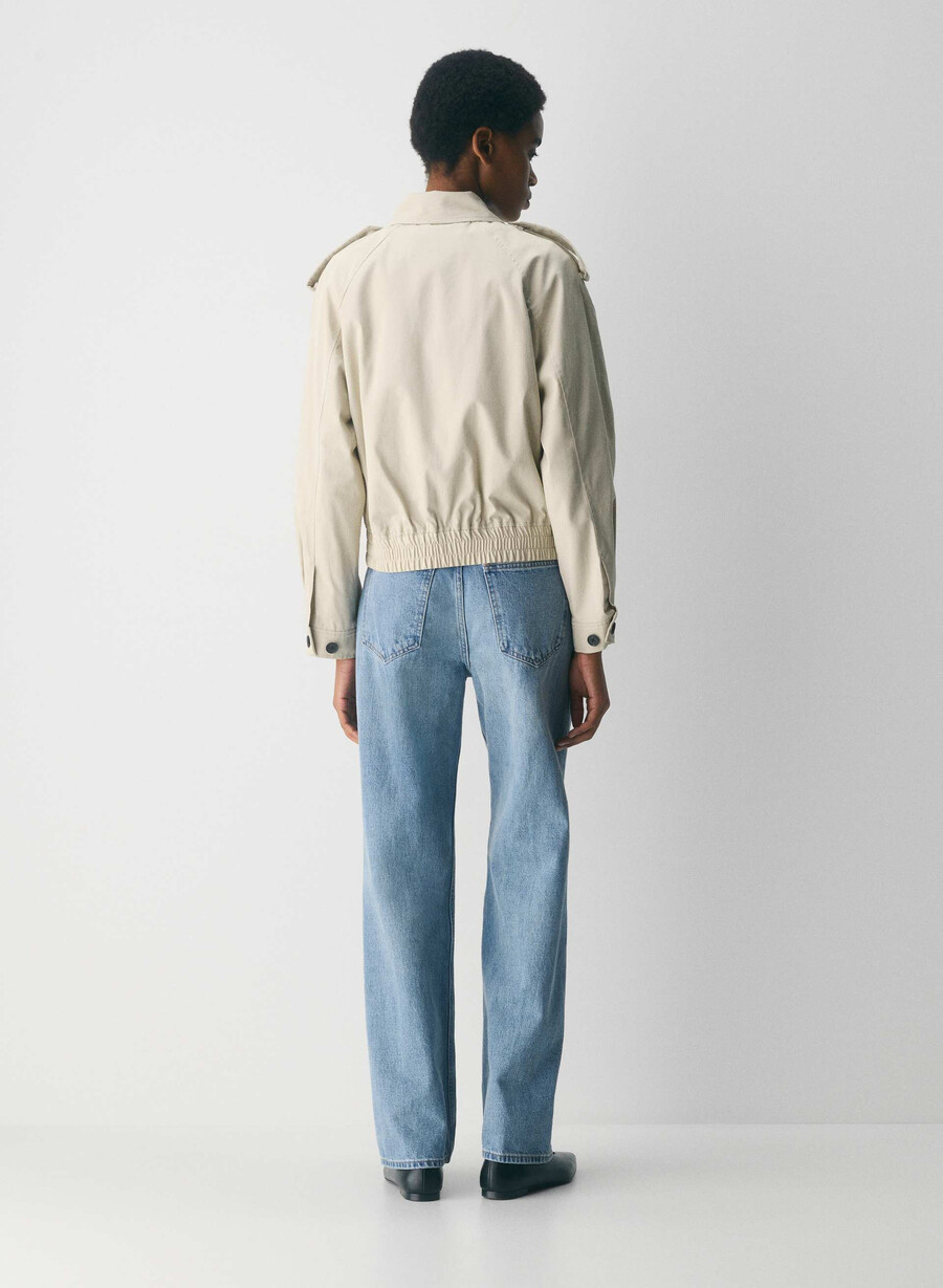 die arno jacke - city twill oyster