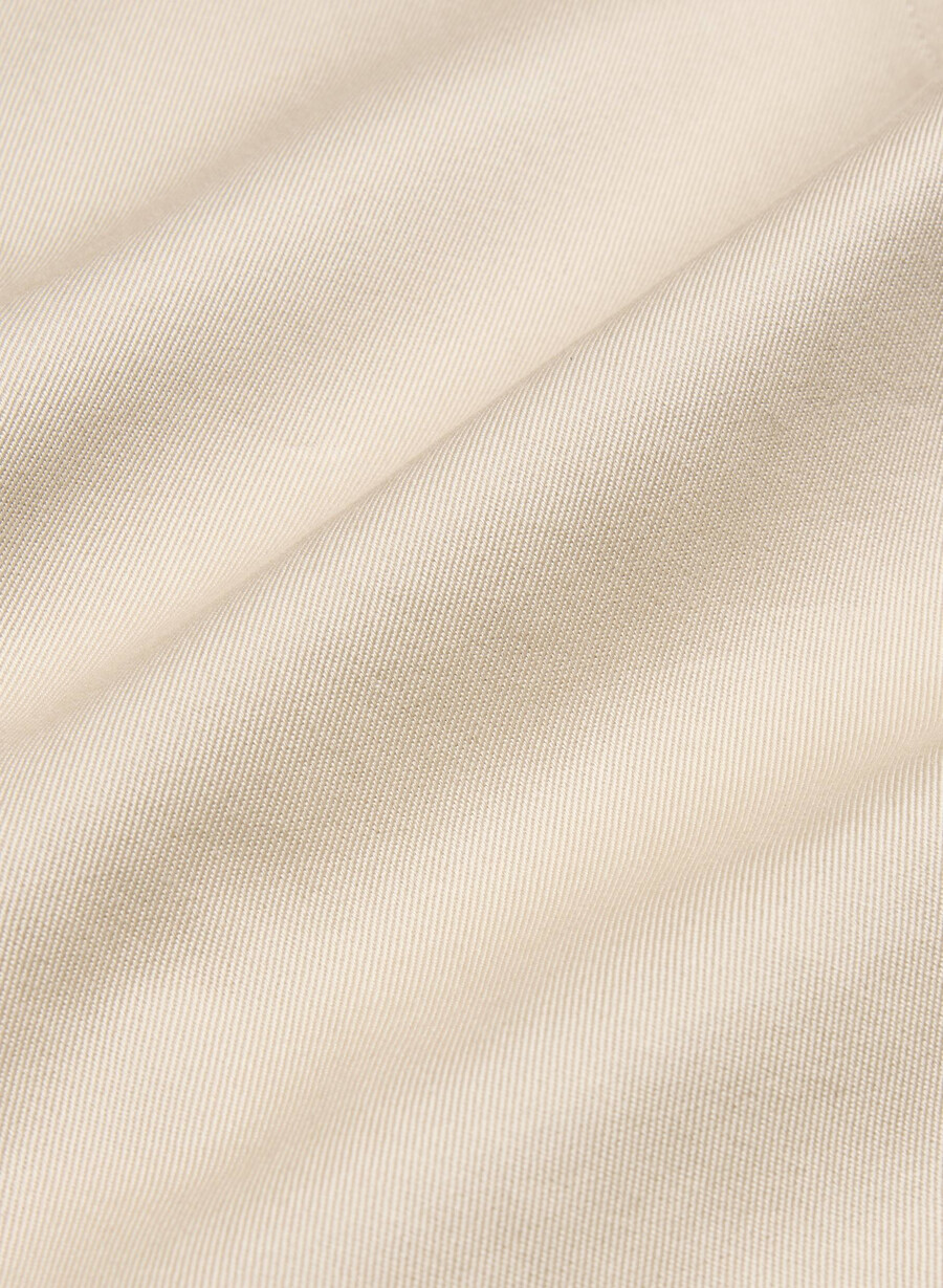 davis trenchcoat – rich twill marcona beige