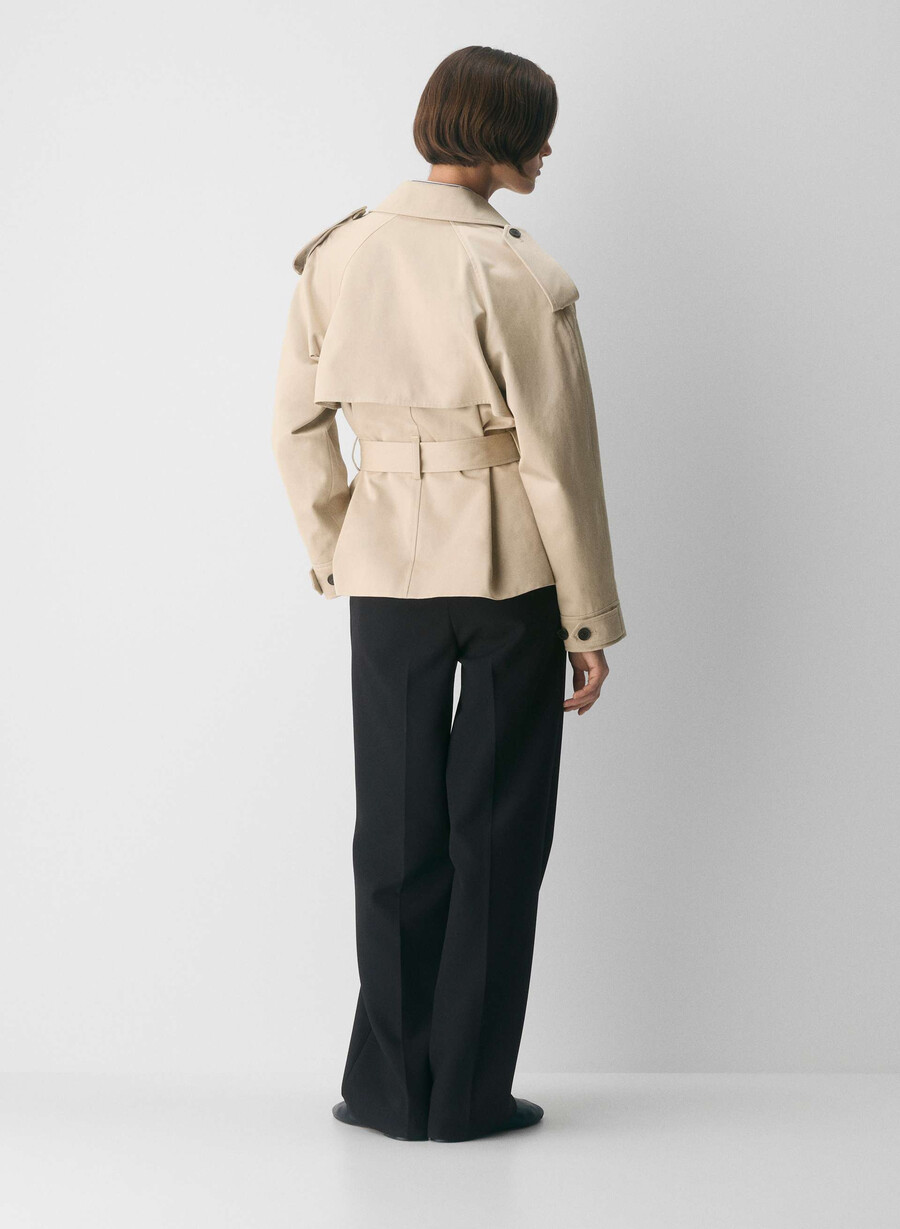 davis trenchcoat – rich twill marcona beige