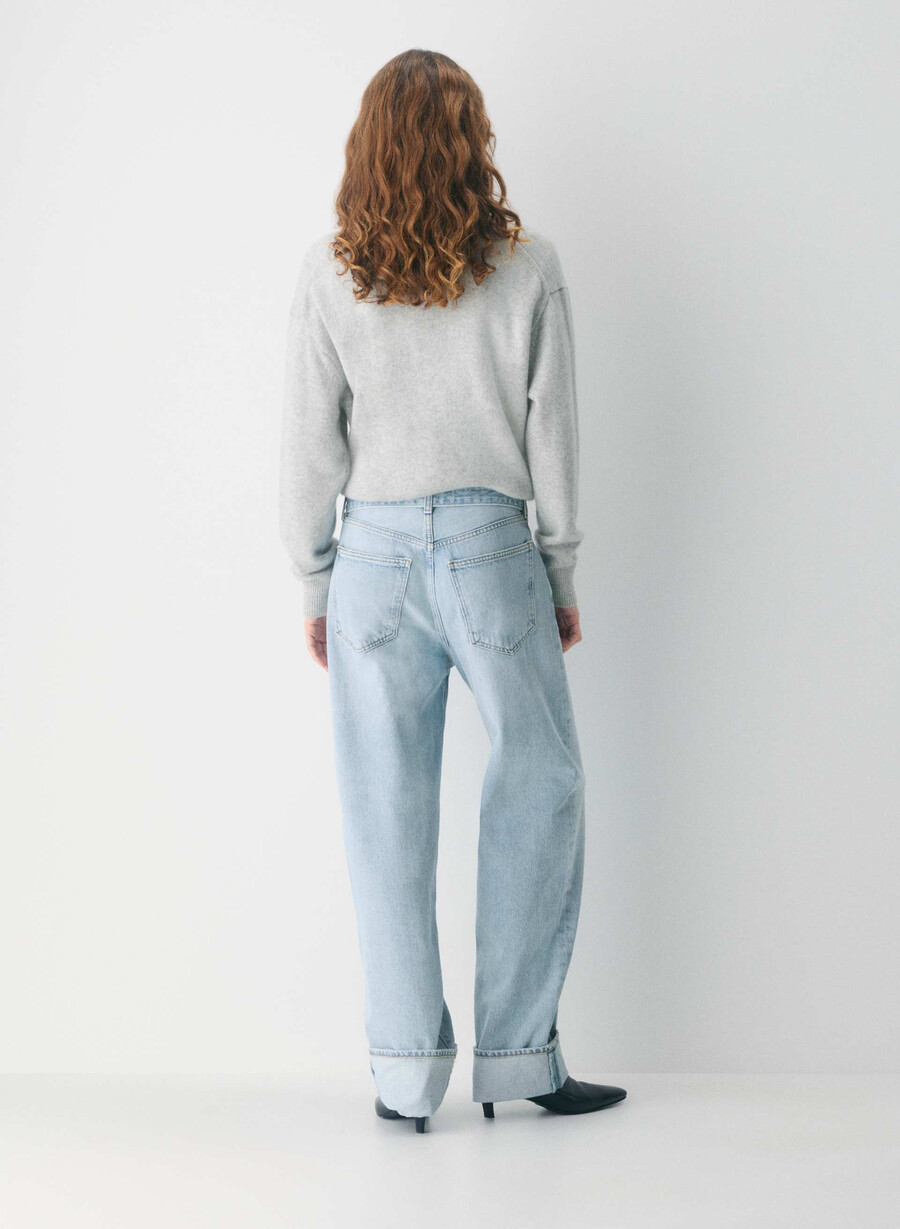 agolde cuffed taper jeans dew point