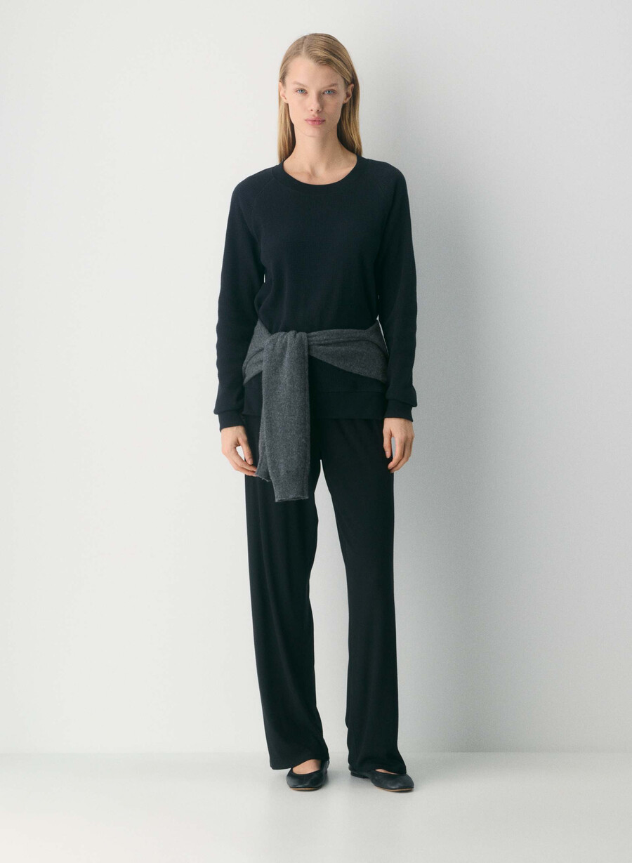 junia langarmshirt schwarz