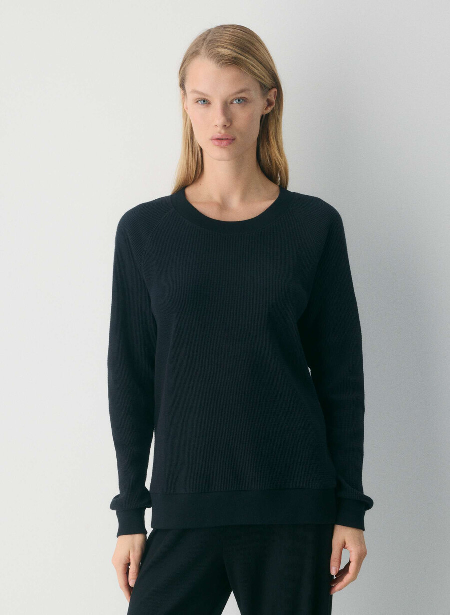 junia langarmshirt schwarz