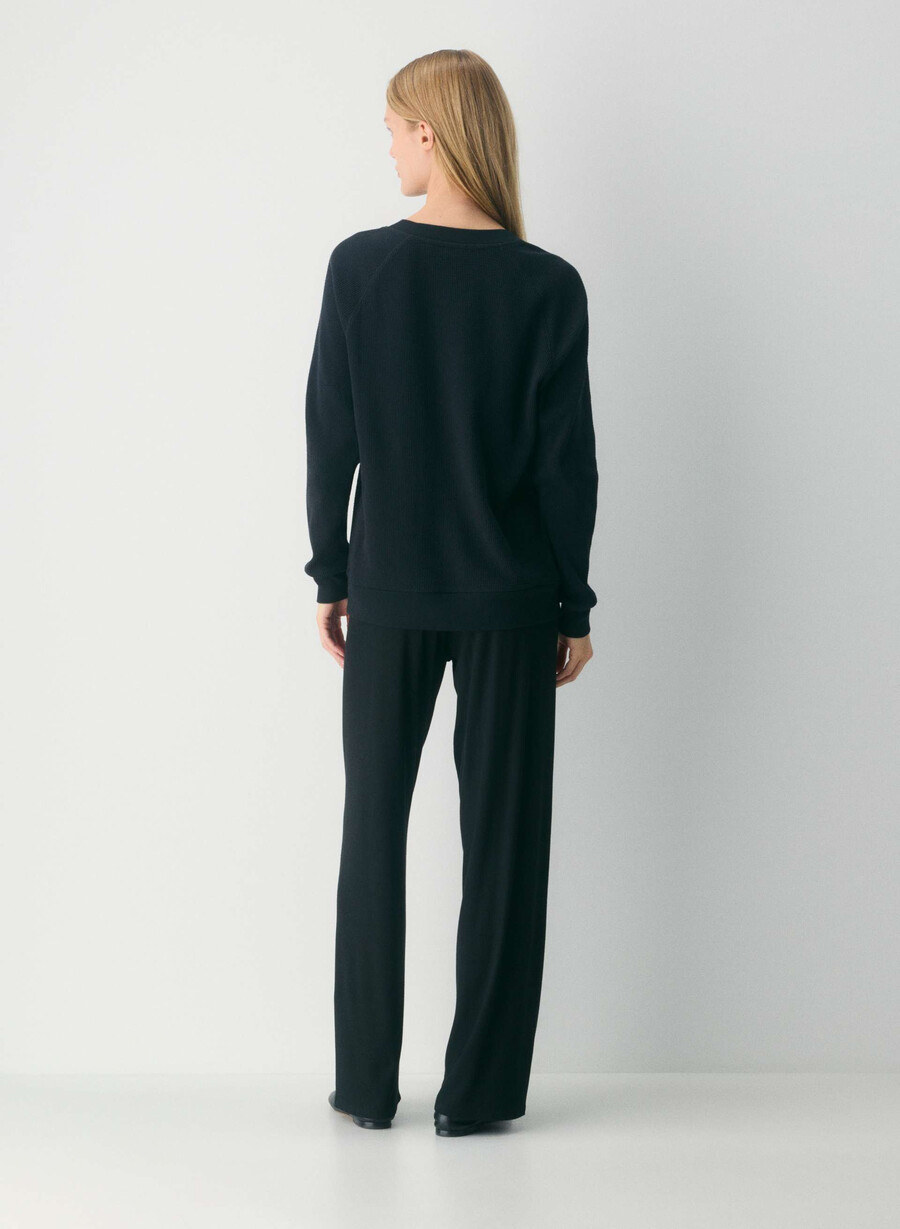 junia langarmshirt schwarz