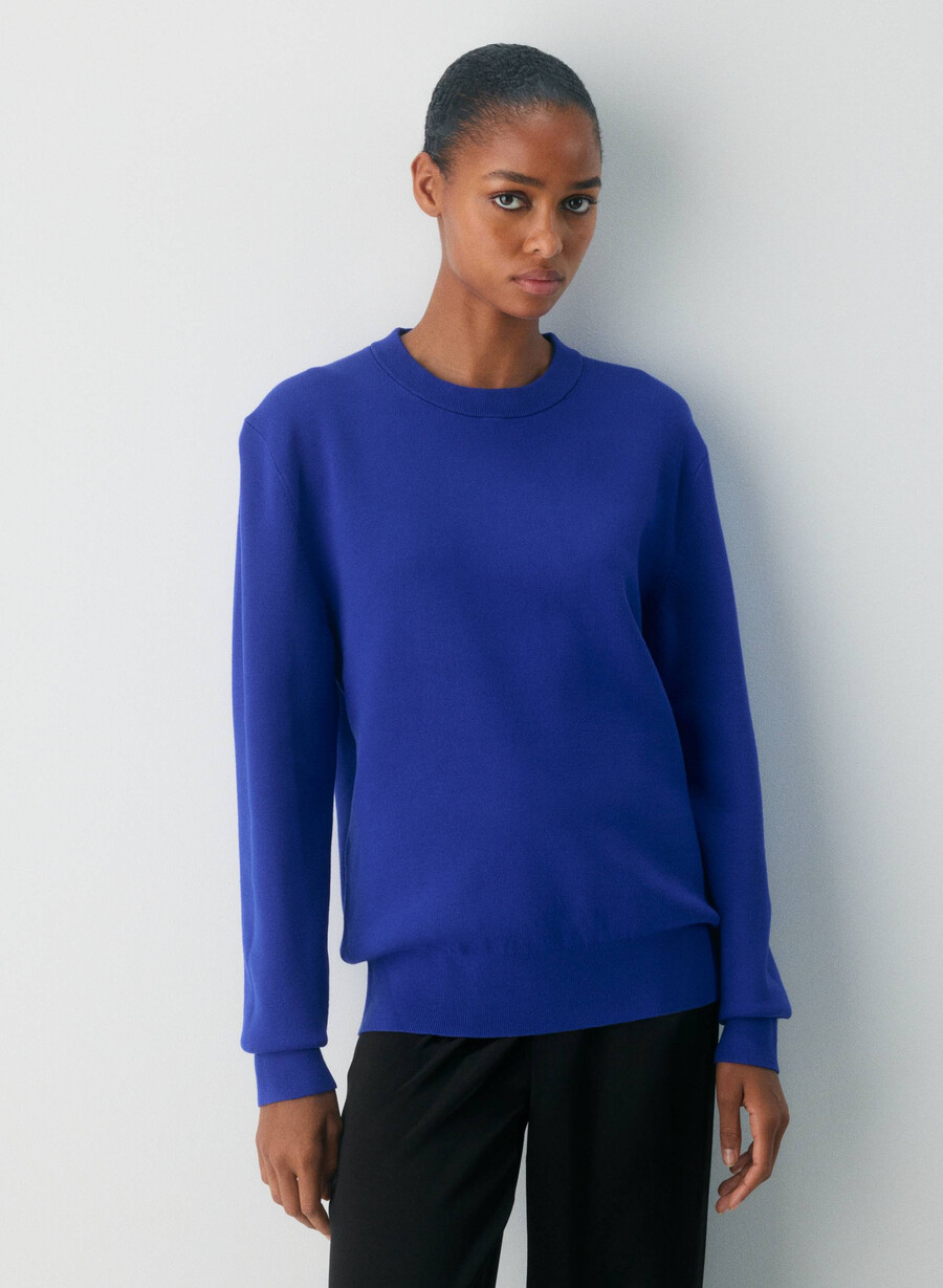 calloway pullover in flammenblau