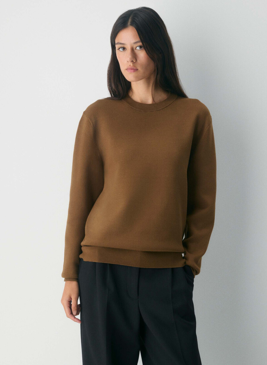calloway pullover schokoladenbraun