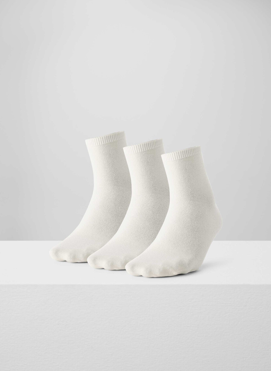 3er-pack knöchelsocken hellbirkenfarben