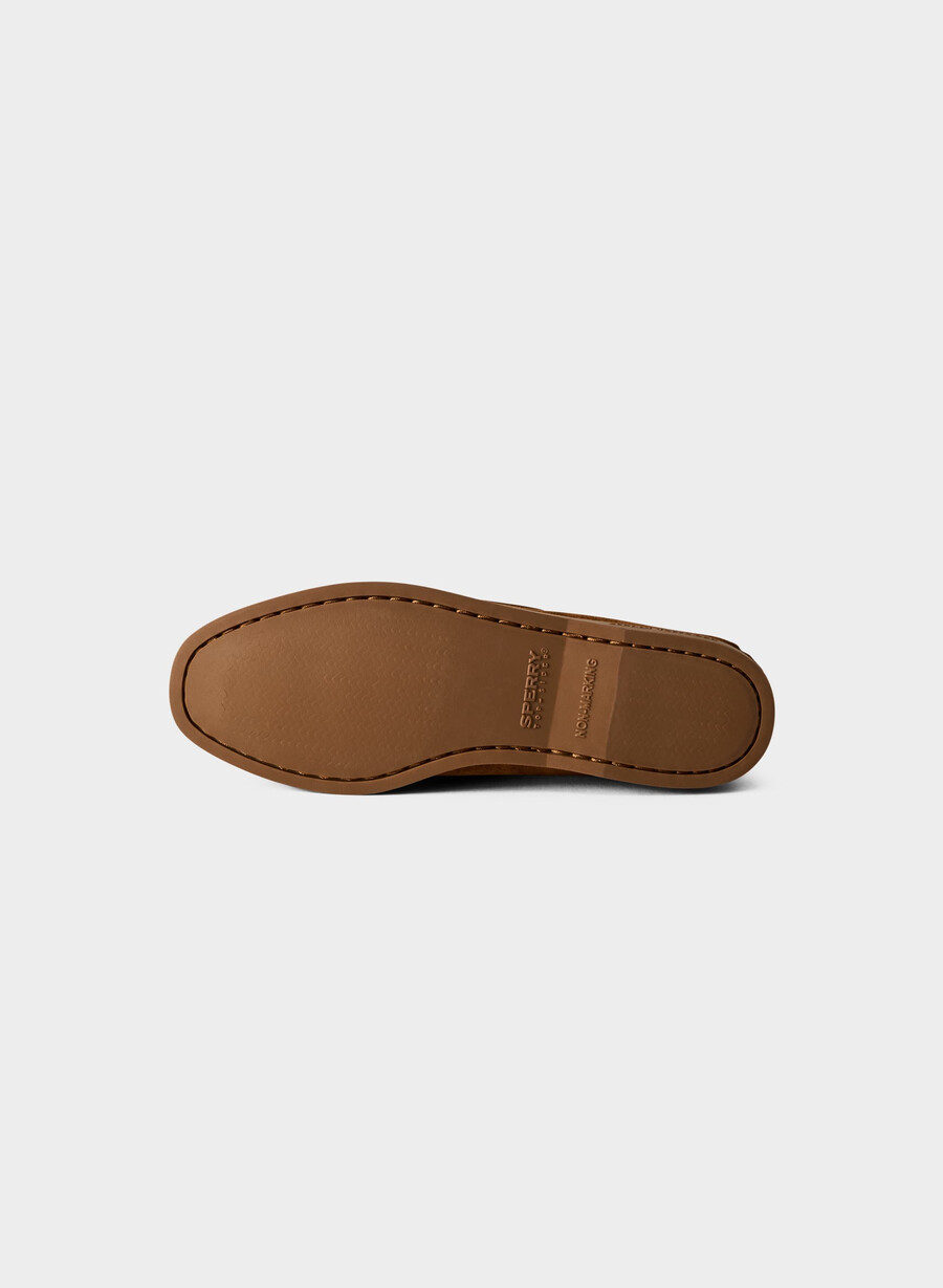 sperry x aritzia ao bootsschuh – wildleder schokoladenbraun