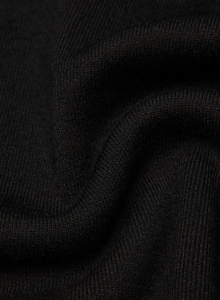 village mockneck schwarz