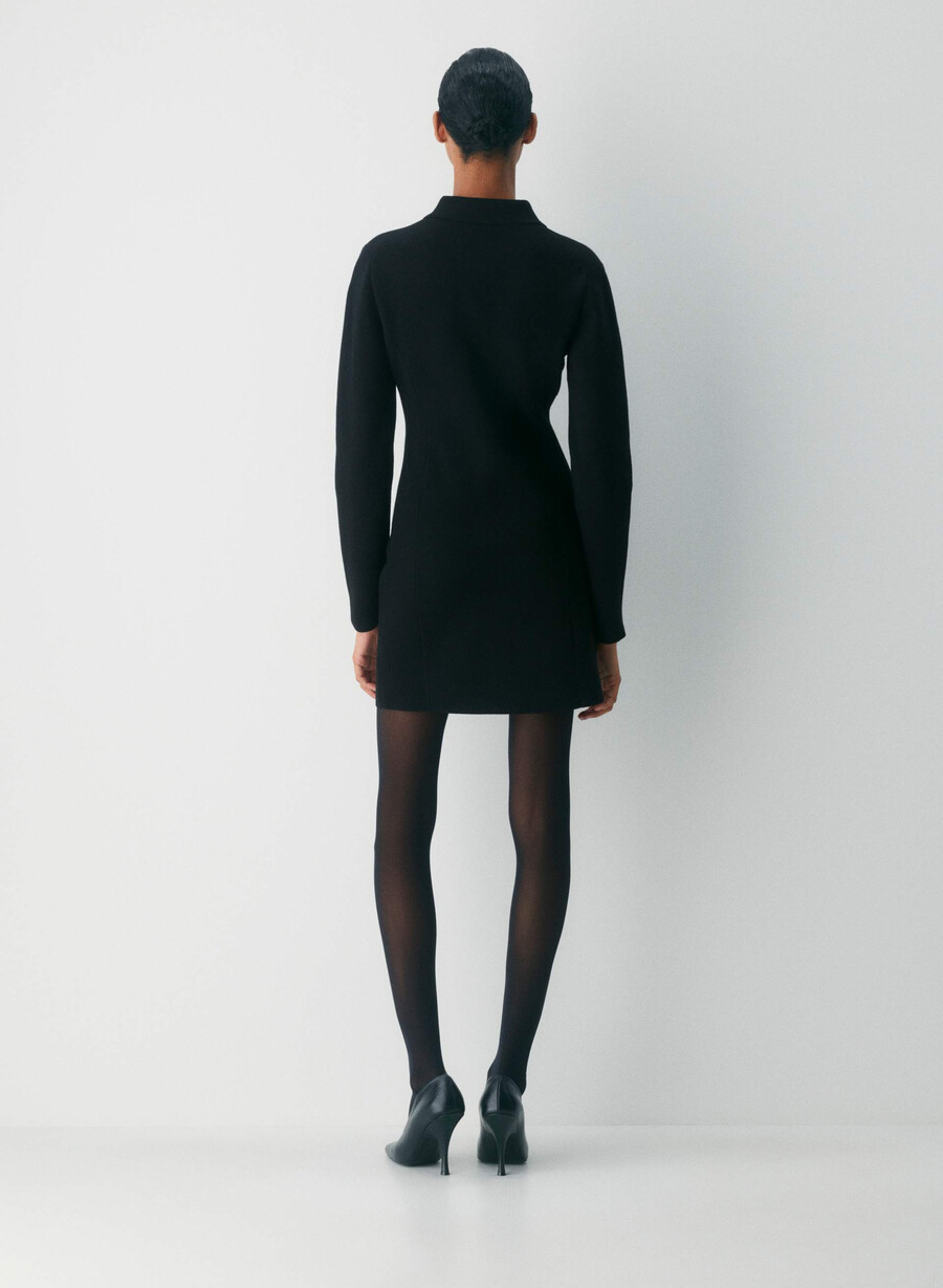 indulge kleid schwarz
