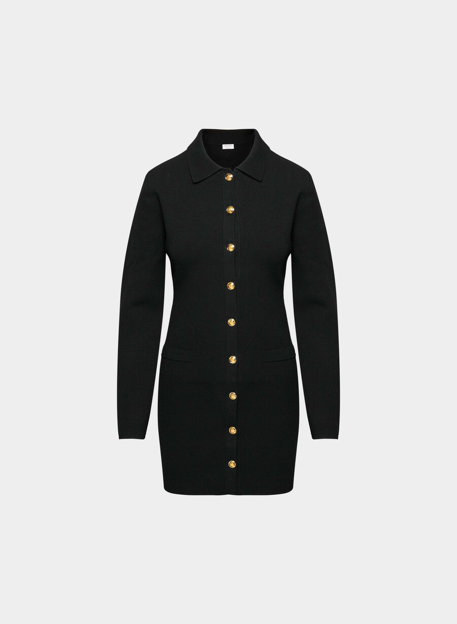 indulge kleid schwarz