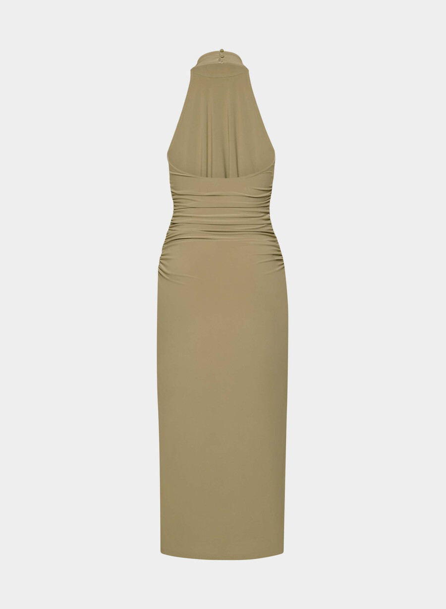 smooth matter remedy dress sundried olive