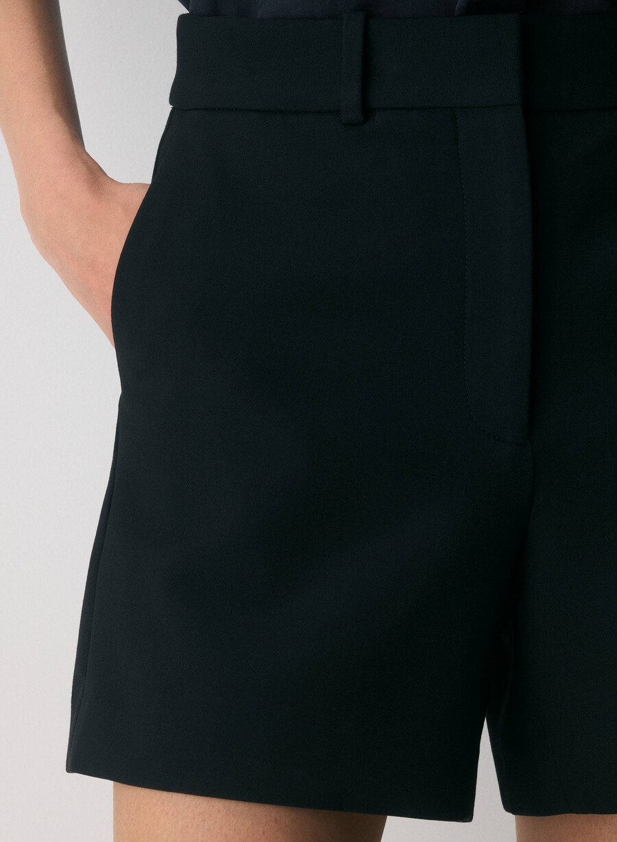 neue agentur mid-thigh shorts schwarz