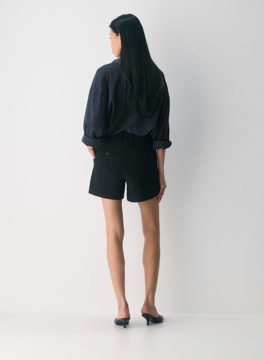 neue agentur mid-thigh shorts schwarz
