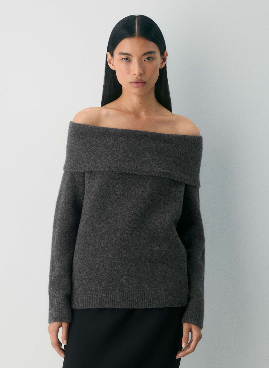 astoria pullover meliert anthrazit